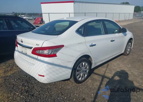 2015 Nissan Sentra Fe+ S/S/Sl/Sr/Sv z USA, uszkodzony, nr VIN 3N1AB7AP3FL639054